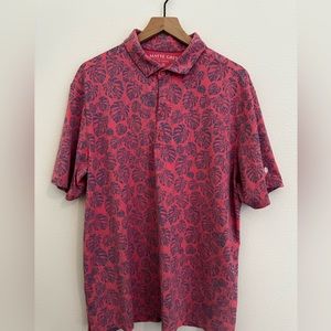 Men’s XL, golf polo, floral print